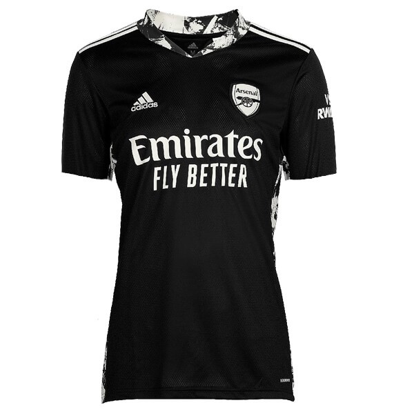 Tailandia Camiseta Arsenal 1ª Kit Portero 2020 2021 Negro